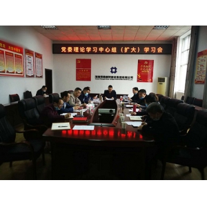 党委召开理论学习中心组（扩大）学习会